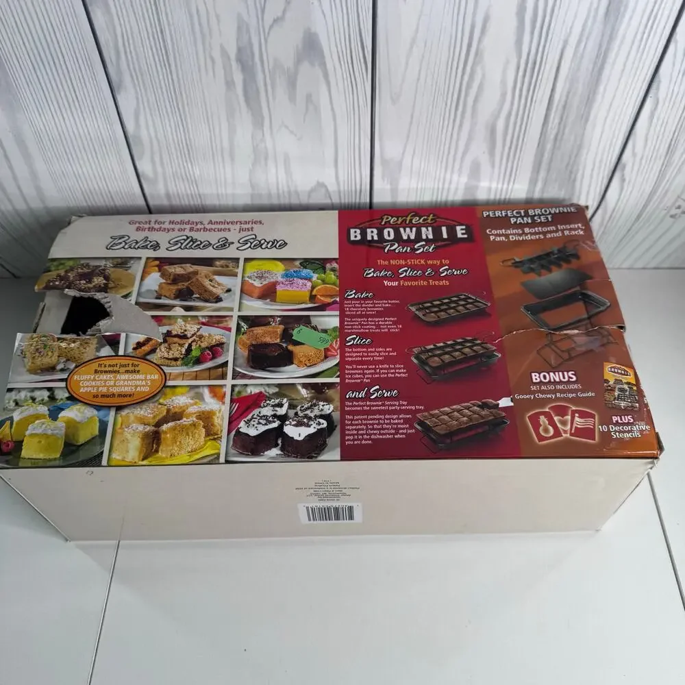 Perfect Brownie Non-Stick Pan Set As Seen On TV